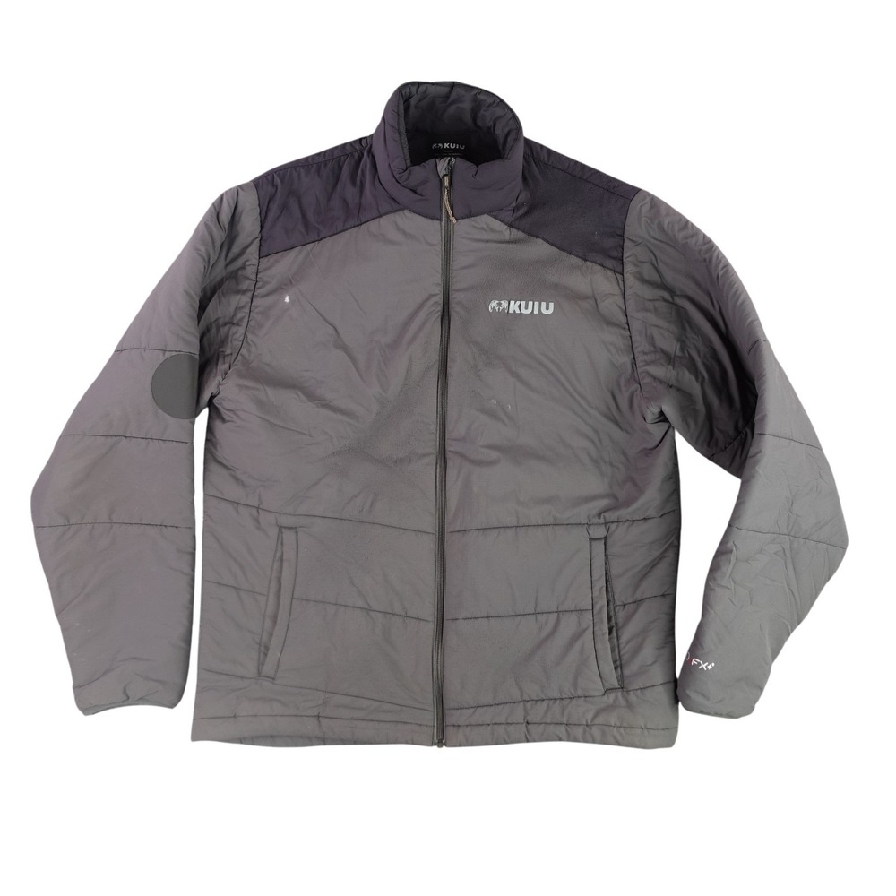 KUIU Kenai Insulated Jacket Men XL Phantom Grey Toray 3DEFX+ Hunting READ DESC